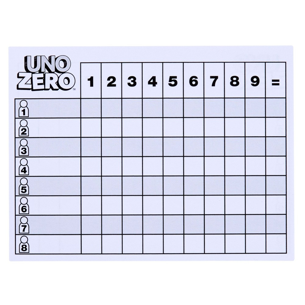 Настольная карточная игра UNO Zero Mattel JHH JHH4848 — фото 5
