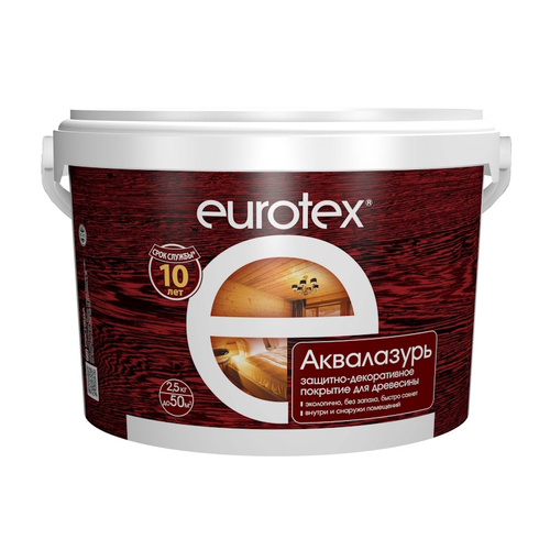 Пропитка по дереву EUROTEX Аквалазурь сосна  2,5л  (Рогнеда)