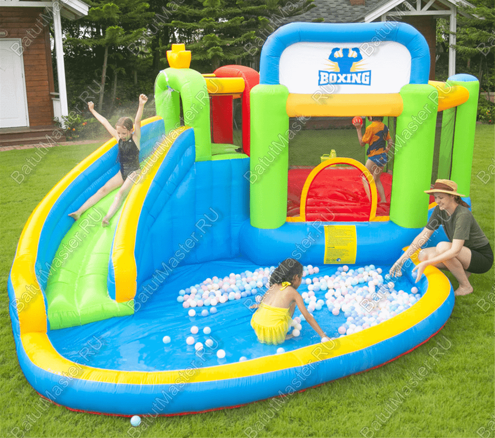 Батут в квартиру "Водная горка" 5,2*4,1*2,25 м