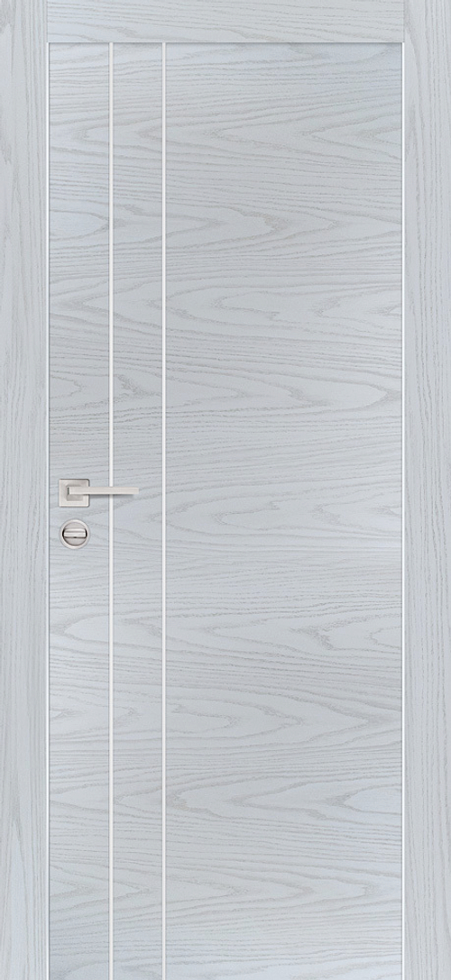 Дверь PX-14 AL кромка с 2-х ст. / Цвет Дуб скай серый / Двери PROFILO PORTE