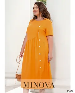 Платье 8-311-горчица Minova