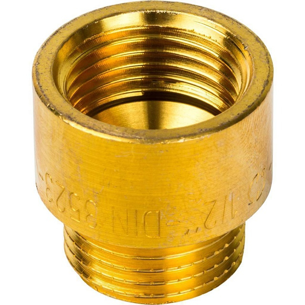 Удлинитель резьбовой STOUT SFT 0001 - 1/2" длина 15 мм (ВР/НР, латунь без покрытия)
