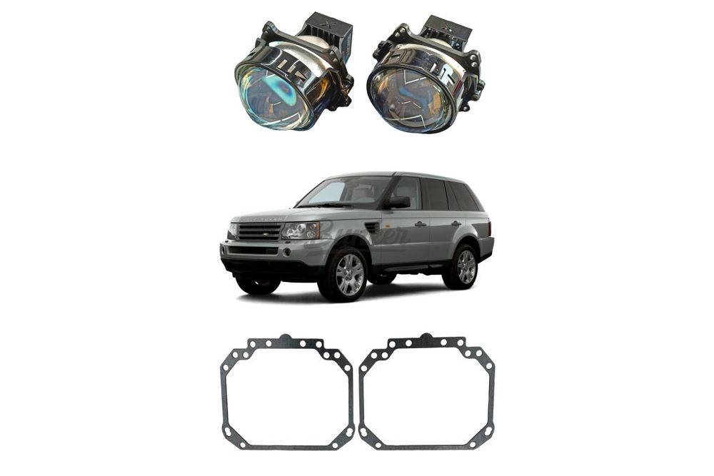 Комплект для замены штатных линз Hella 2 Range Rover Sport I дорестайлинг 2005-2009