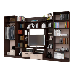 Стенка в гостиную Венеция, венге