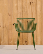 Садовый стул Surpika зеленый со стальными ножками