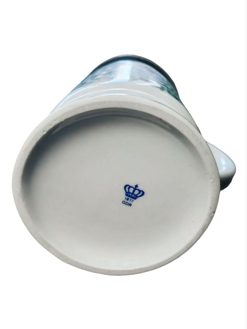 Кружка пивная (керамика с оловянной крышкой) Германия