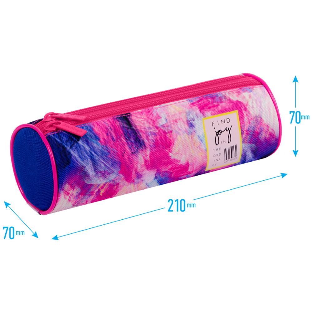 Пенал-тубус 2 отделения, 210*70 Berlingo "Joy", полиэстер