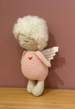 Ангел вязаный, Розовый