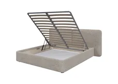 Кровать двуспальная Hub Soft 180 см (бежевый, букле)