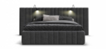 Кровать BOSS INFINITY 180*200 велюр Monolit серая