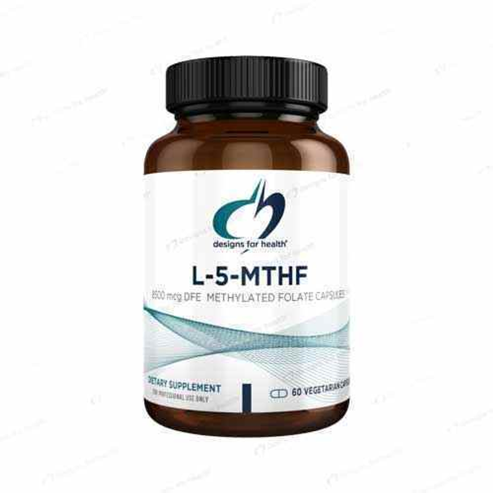 Designs For Health - L-5-MTHF 5 mg 8500 mcg DFE - 60 capsules
