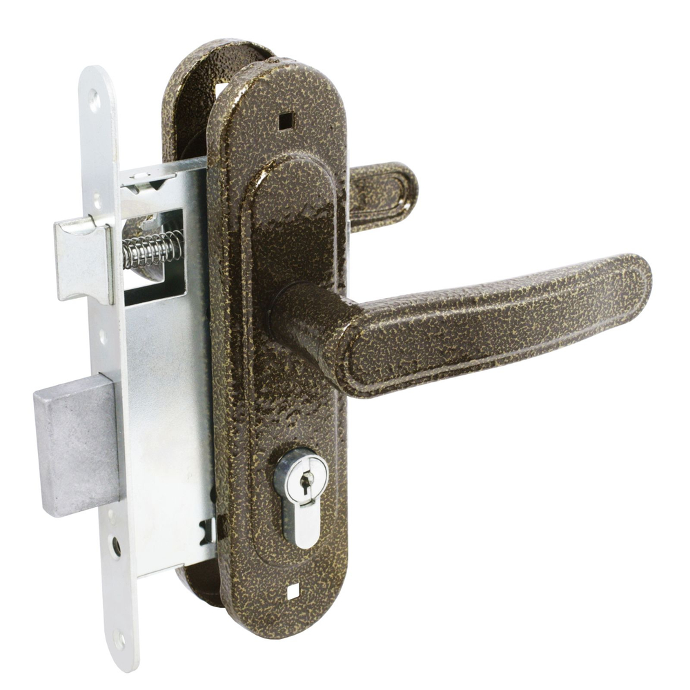 Замок врезной ЗВ4-3.03 бронза Птимаш (10шт/уп)