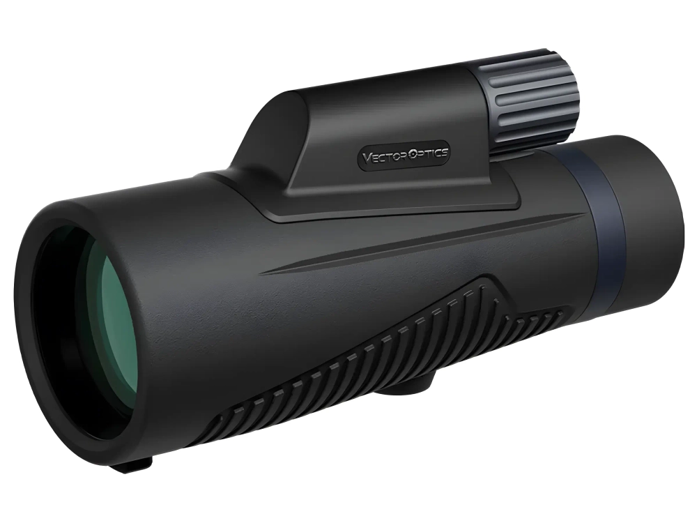 Монокуляр Vector Optics Forester 10x50 ED, Roof-призма BaK-4, IPX7, вид сбоку, черный корпус