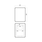 Зеркало с подсветкой и термообогревом IDDIS Cloud X, 60 см, CLX60T0i98