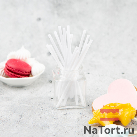 Палочки Пластиковые для кейк-попсов и леденцов 15 см, 100 штук