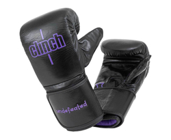 Перчатки снарядные Clinch Bag Mitts Undefeated черные C167