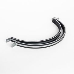 Хомут для воздуховода SHUFT с резиновым профилем 710мм (шпилька)