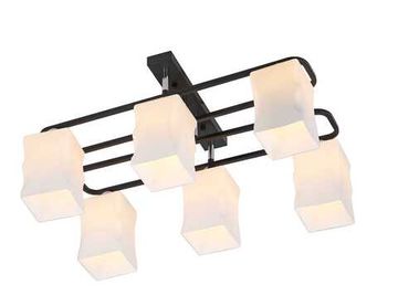 06595/6 BLACK+CHROME (2) Люстра (RL)