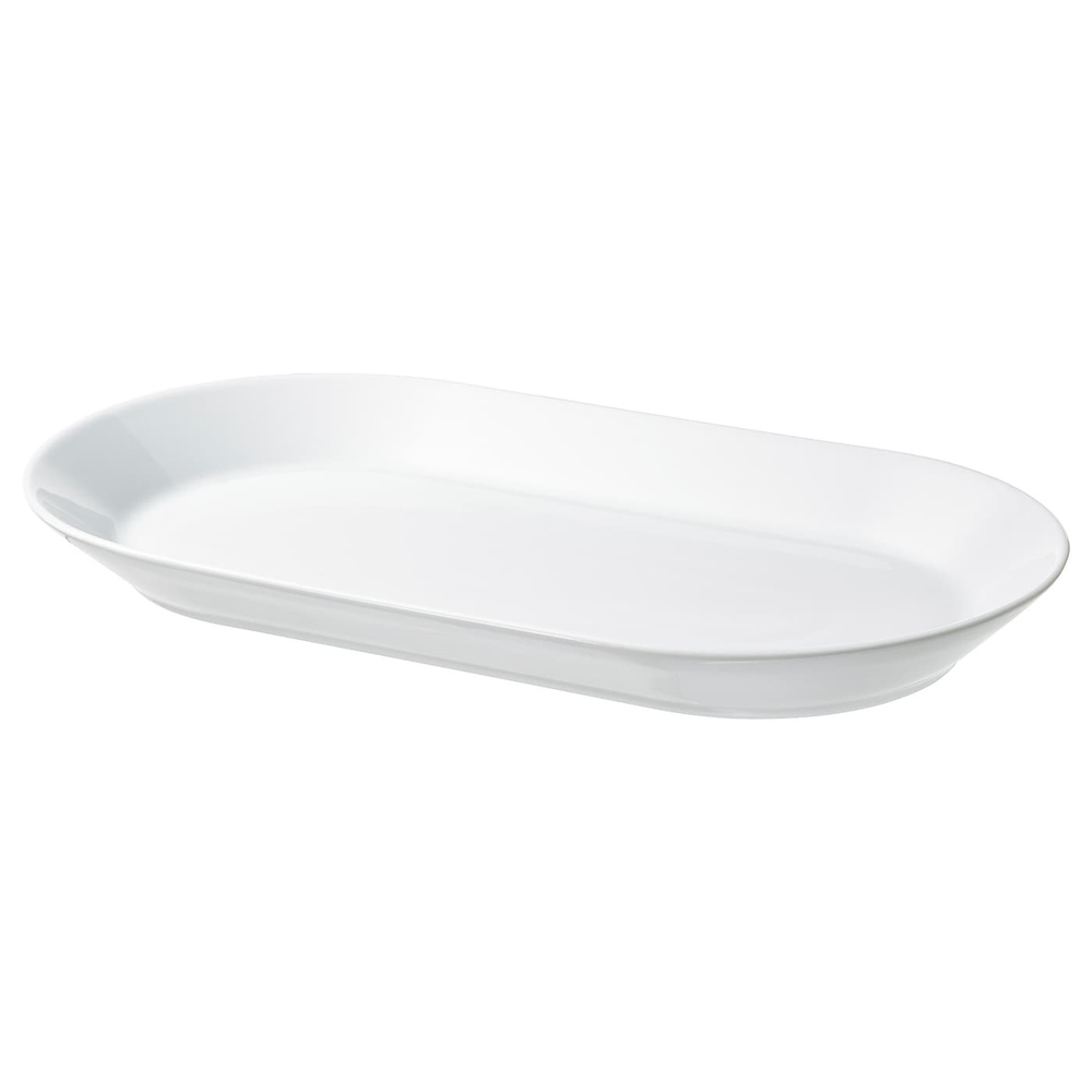 IKEA 365+ Блюдо, белое, 38x22 см