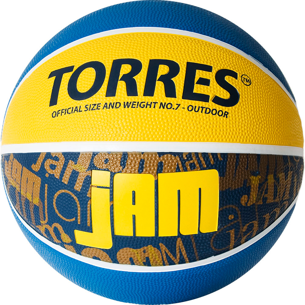 Мяч баскетбольный TORRES Jam B02047, размер 7