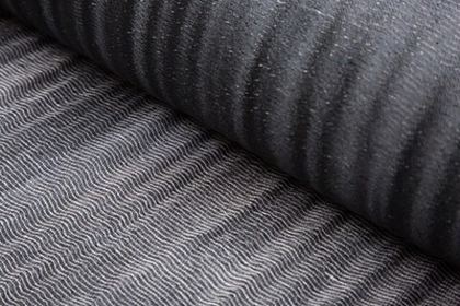 Ткань ZINC Тюль черная с металл. Passion de Shop 142 Черный