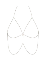 Золотистое украшение на грудь (Размер: S-M-L) (Цвет: золотистый)