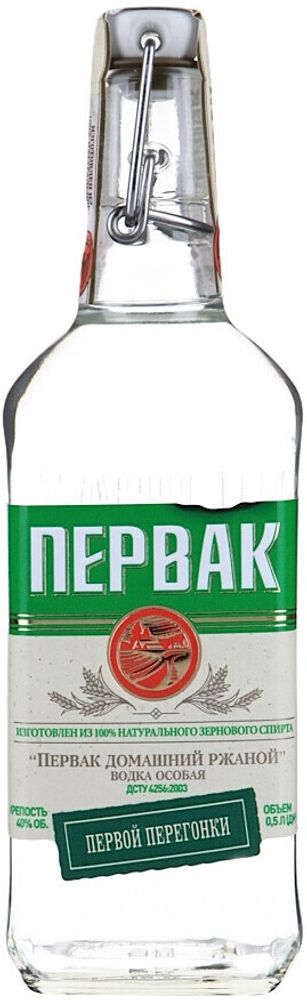 Водка Первак Домашний Ржаной тм Первак Водка Первак Домашний Ржаной тм Первак