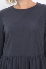 Платье из вельвета Андреа (графит) П14801-25М LT Collection