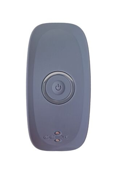 Серая анальная вибровтулка Booty Absolute Beginners 2 - 7,9 см. (Цвет: серый)