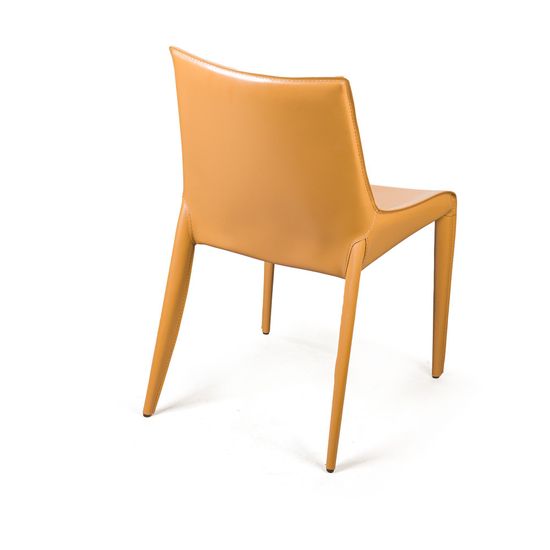 Стул David, кожа camel