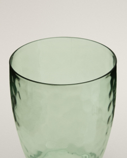Zara Home стакан из пластика, цвет зелёный, 11.3 см