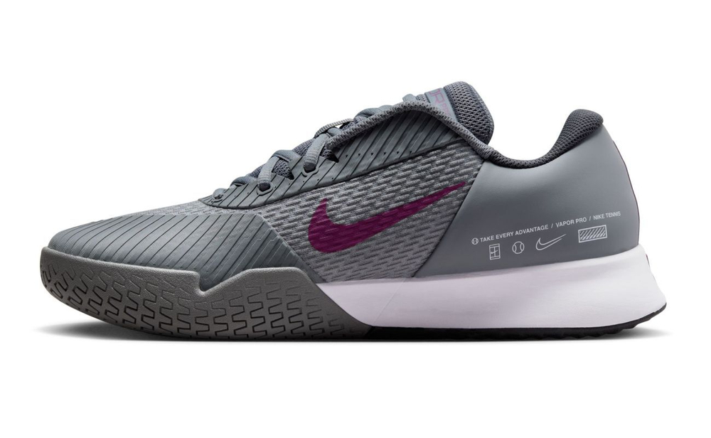 Мужские кроссовки теннисные Nike Zoom Vapor Pro 2 - серый