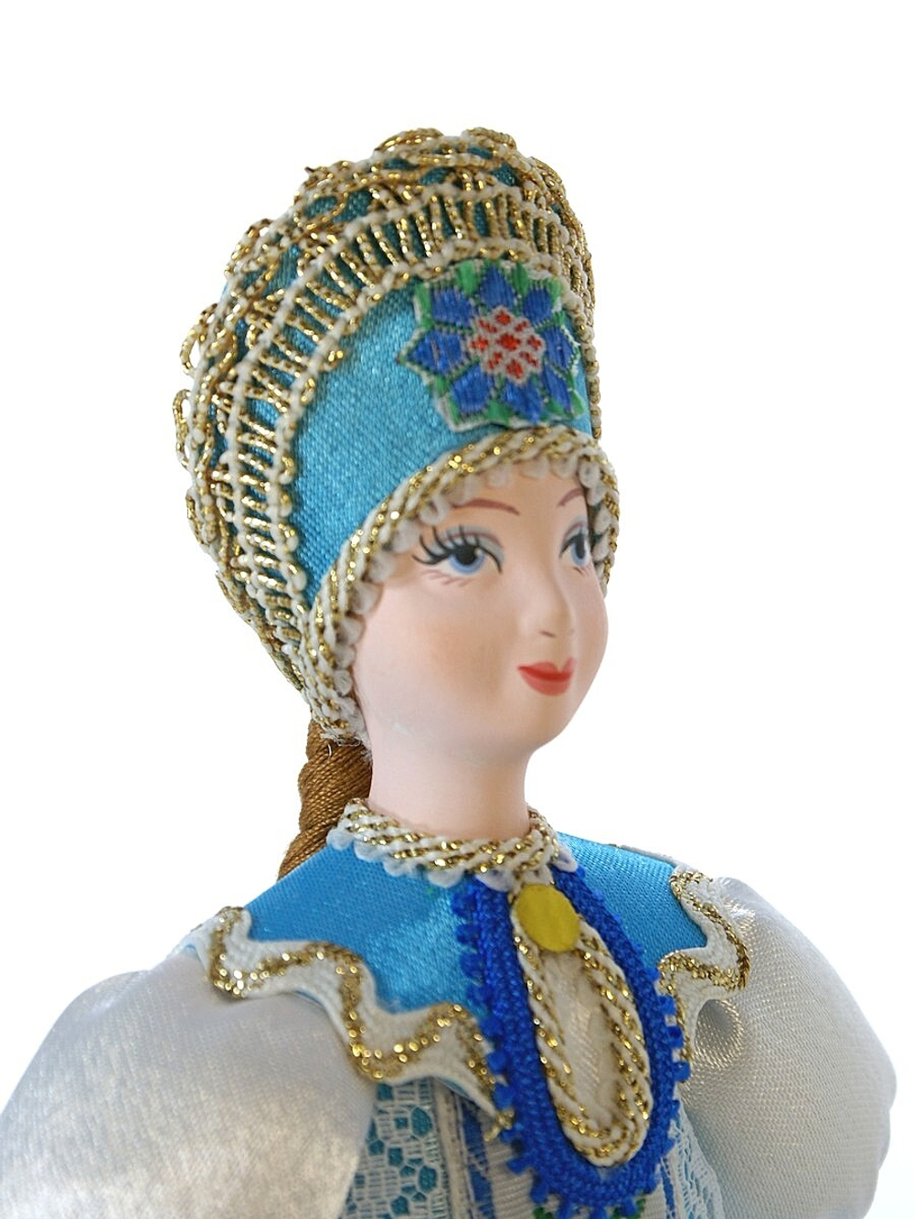 Кукла интерьерная. Девушка в традиционном русском костюме.