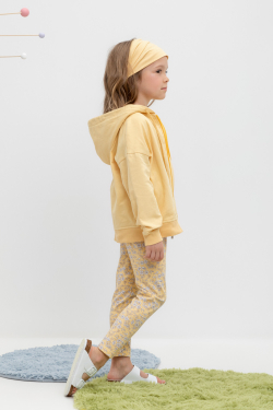 КР 4074/светлая мимоза,полевые цветы к482 бриджи для девочки