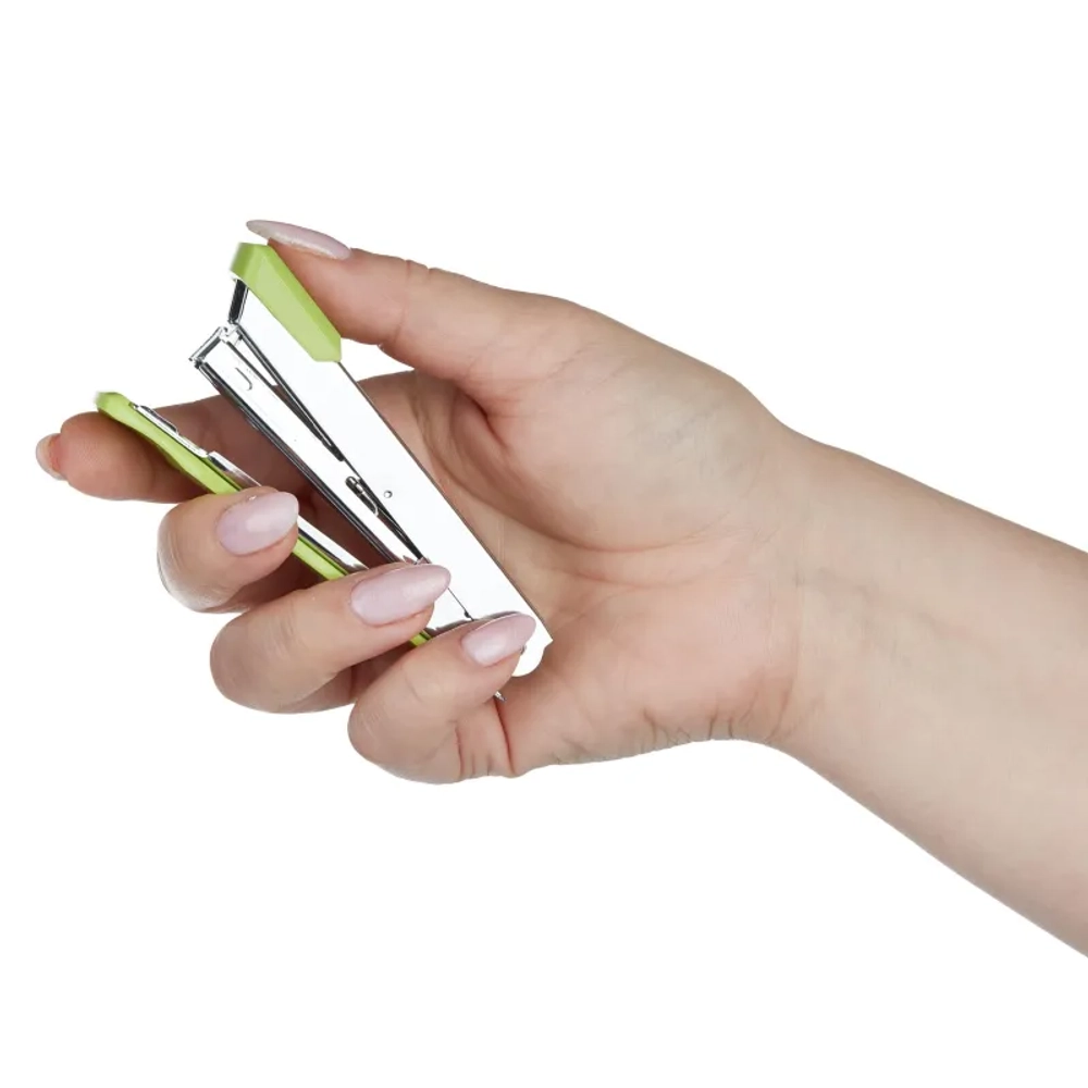 Степлер Deli Essential до 15 листов (скобы № 10, с антистеплером)