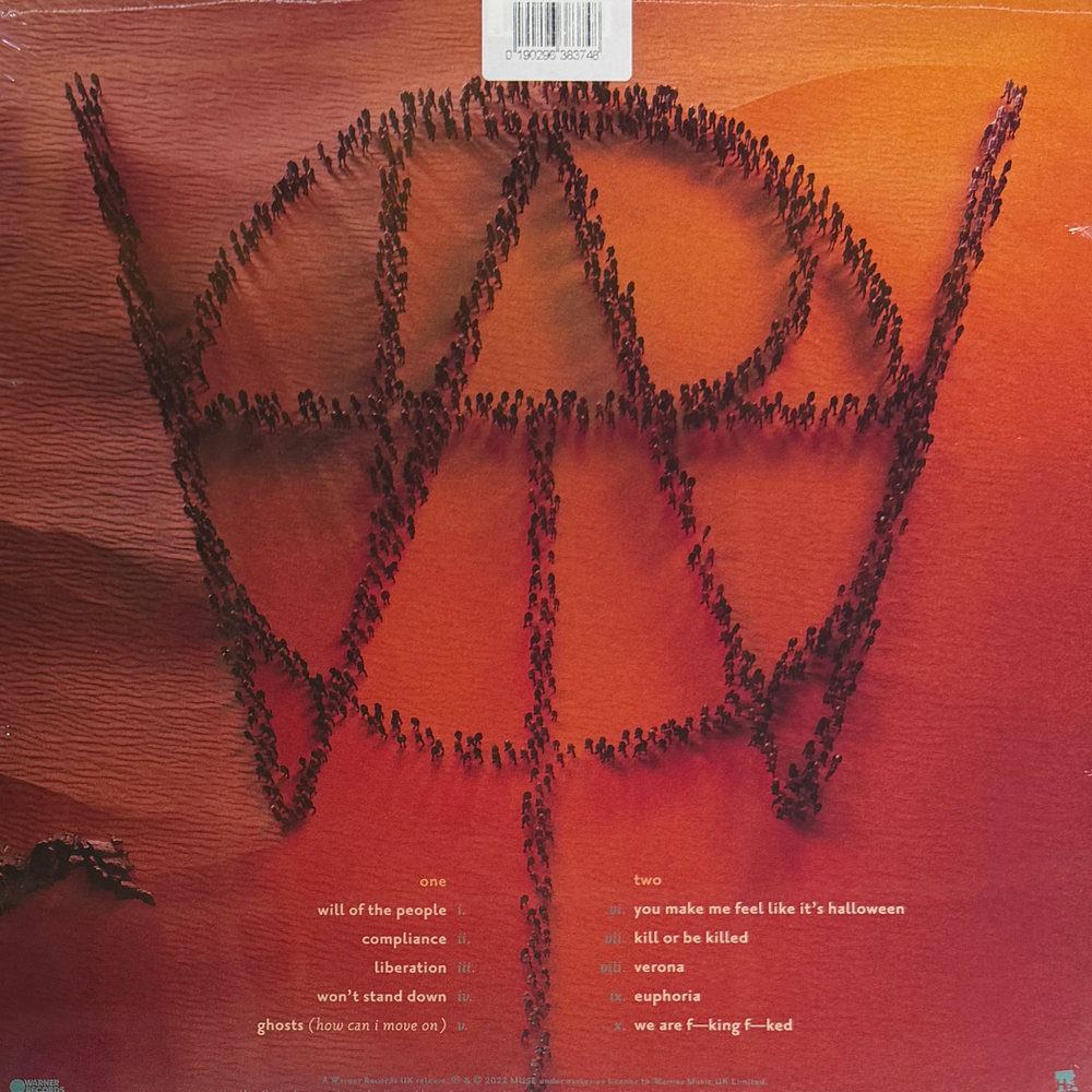 Muse ‎– Will Of The People (Европа 2022г.) Red