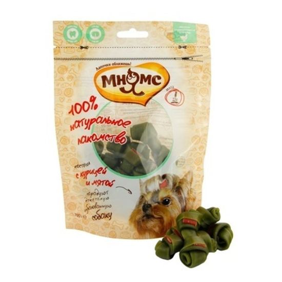 Мнямс Косточки с курицей и мятой Мнямс Косточки с курицей и мятой