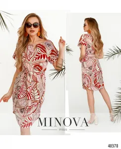 Платье 2001-Красный Minova