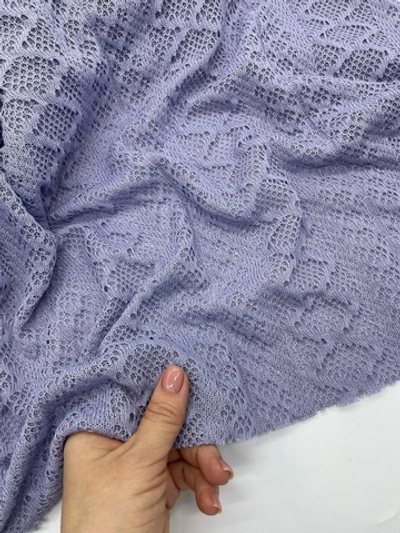 Ажурная вязка Милена лаванда