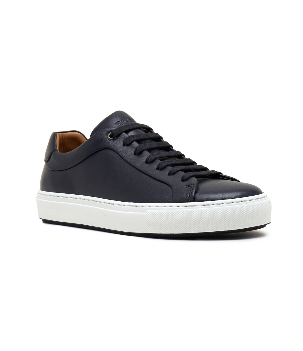 Кожаные кроссовки mirage BOSS BLACK - темно-синий(50499798)