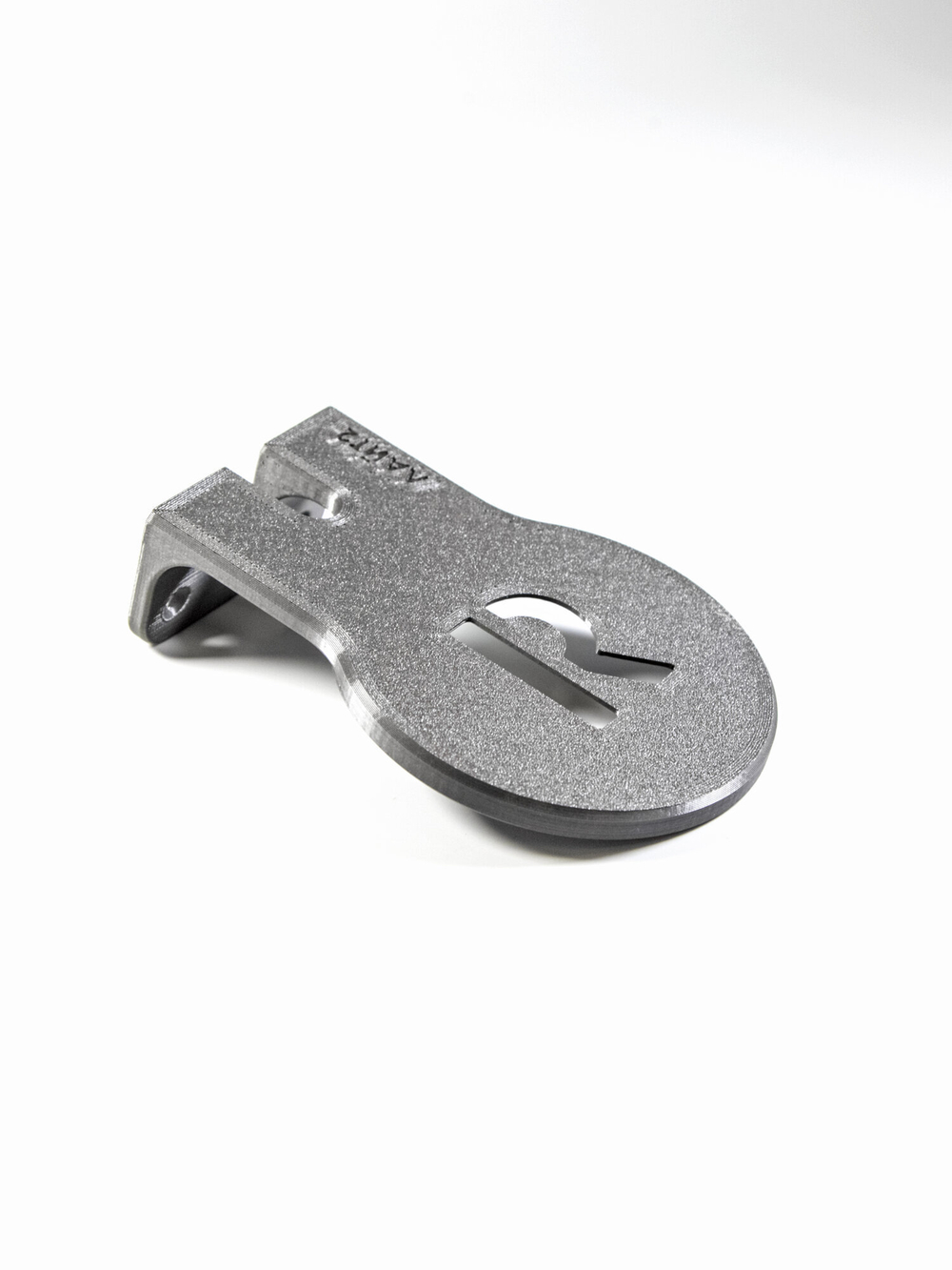 Настенный кронштейн-полка для Яндекс станций (Алиса) Лайт 2, серый, 3D печать, совместимость YNDX-00026