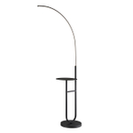 Напольный светодиодный светильник 17Вт, 1380лм, 4500K, Ra>80, металл/силикон, чёрный