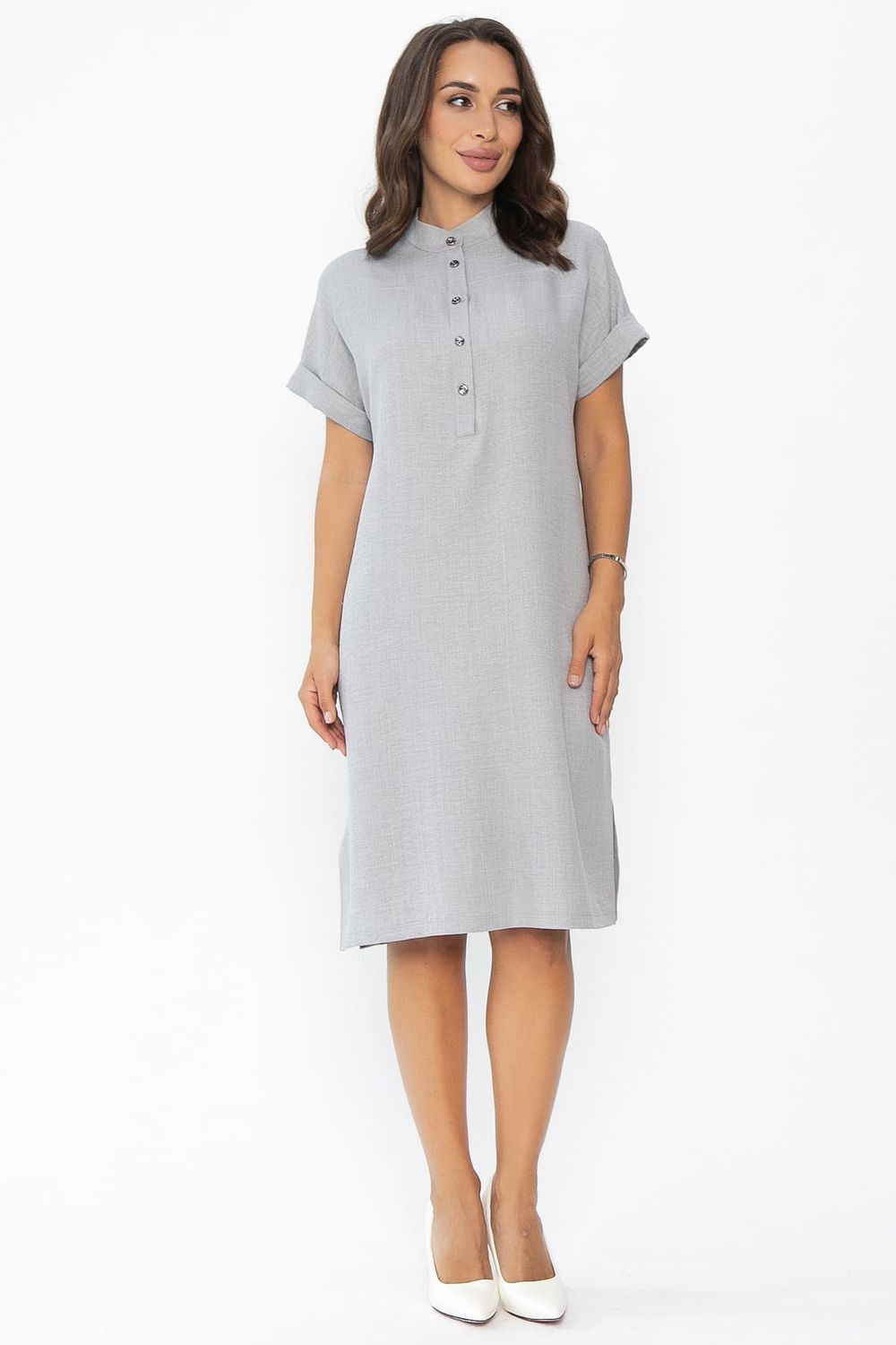 Платье Бон вояж (светло-серое) П14023-41М LT Collection