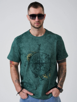 Футболка мужская "Роза ветров"