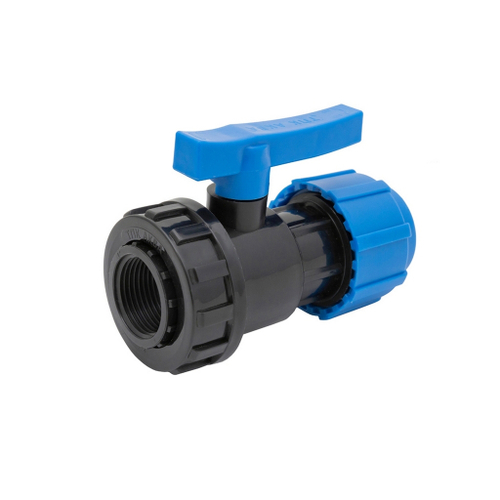 Кран шаровой обжим - вн. 32 - 1/2 ПЭ PN16 ТПК-АКВА