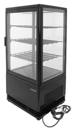 Витрина холодильная Foodatlas RT-68L черная (с уценкой)