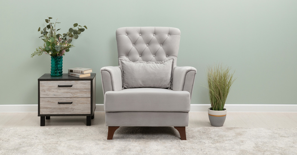 Ирис кресло для отдыха (светло-серый)