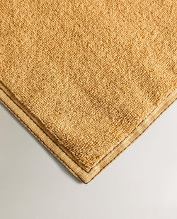 Zara Home - Двойное стежковое банное полотенце, желтый, 90х150 см