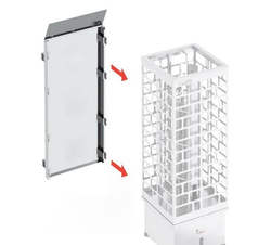 Защитное ограждение для печи Cubos SAWO CUB-PROCOV-WL (металл, пристенное)