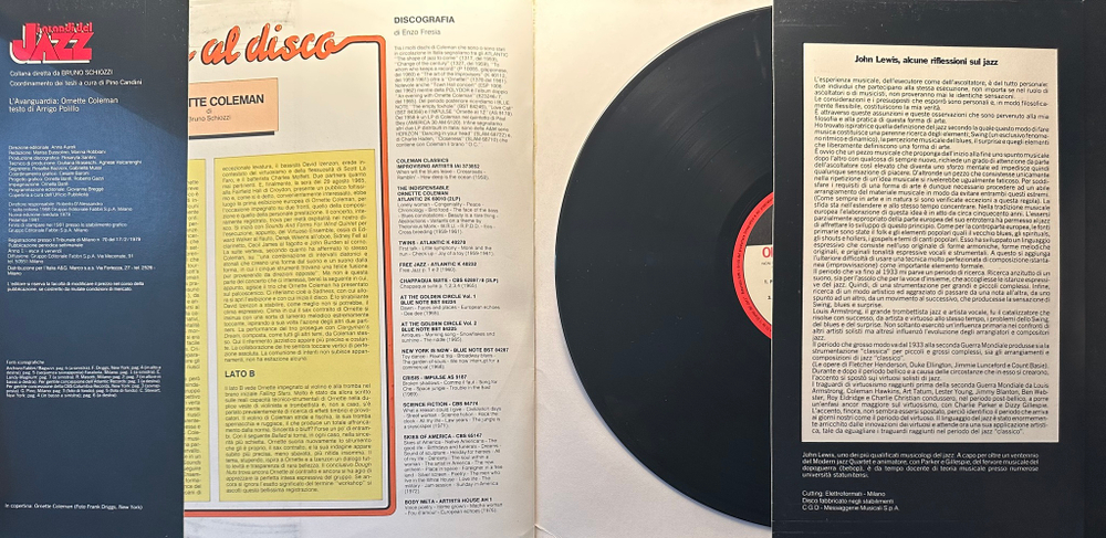 Ornette Coleman - Ornette Coleman (Италия 1979г.)